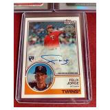 (3) Autographed Minnesota Twins Rookie Cards