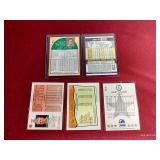 (5) Larry Bird Cards