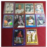 (10) Numbered Baseball Cards