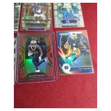 (15) Football Cards - All Prizms, Inserts, Etc.