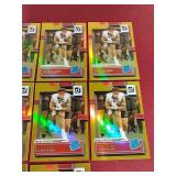 (10) 2022 Donruss Gold Press Proof Premium Tyler Allgeier Rookie Cards