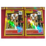 (10) 2022 Donruss Gold Press Proof Premium Tyler Allgeier Rookie Cards