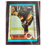 1989-90 Topps Trevor Linden Rookie Card - SGC 8.5