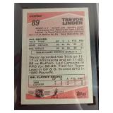 1989-90 Topps Trevor Linden Rookie Card - SGC 8.5