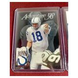 (2) 1998 Peyton Manning Rookie Cards