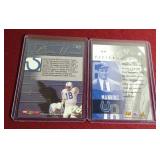 (2) 1998 Peyton Manning Rookie Cards