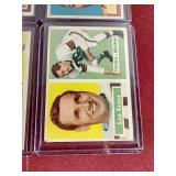 (4) 1957 Topps Football Cards - (2) HOFers & (2) Rookies