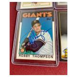 (6) Autographed Baseball Cards