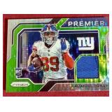 2021 Prizm Kadarius Toney Rookie Patch Card