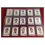 (15) 1968 Topps Game Cards - Pete Rose & Rod Carew!
