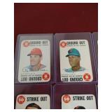 (15) 1968 Topps Game Cards - Pete Rose & Rod Carew!