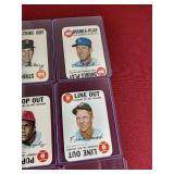 (15) 1968 Topps Game Cards - Pete Rose & Rod Carew!