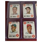(15) 1968 Topps Game Cards - Pete Rose & Rod Carew!