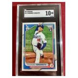 2024 Bowman Yoshinobu Yamamoto Rookie Card - SGC 10!