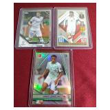 (3) Soccer Cards - (2) Stars & (1) Rookie Refractor