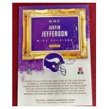 2020 Chronicles Justin Jefferson Rookie Card