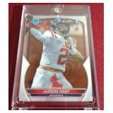 2022 Bowman University Chrome Jaxson Dart 1st Bowman Card
