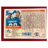 1989 Pro Set Barry Sanders Rookie Card