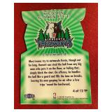 1997-98 Fleer Kevin Garnett Tower of Power Die-Cut Insert Card