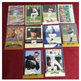 (10) Numbered Baseball Cards