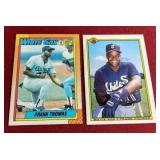 (2) 1990 Frank Thomas Rookie Cards
