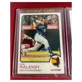 (2) Cal Raleigh Rookie Cards