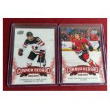 (2) 2023-24 Upper Deck Connor Bedard Rookies