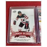 (2) 2023-24 Upper Deck Connor Bedard Rookies