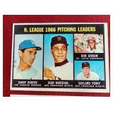 (2) 1967 Topps Sandy Koufax Leaders Cards