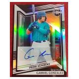 2022 Elite Extra Edition Gabriel Gonzalez Autograph Prospect Card - #d/165