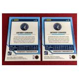 (2) Optic Anthony Edwards Prizm Cards