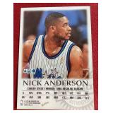 1997 Skybox Autographics Nick Anderson Autograph Card - #d/100