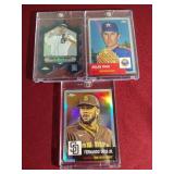 (3) Baseball Refractors - Stars/Legends