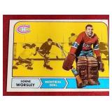 1968-69 Topps Lorne Worsley Card - Nice!