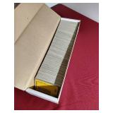 Box of 1981 Fleer Baseball Cards