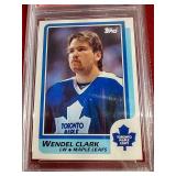 1986-87 Topps Wendel Clark Rookie Card - PSA 7