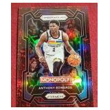 Nice 2023-24 Prizm Monopoly Anthony Edwards Prizm Card