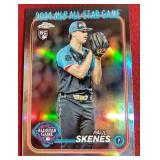 2024 Topps Chrome Paul Skenes Rookie Refractor Card