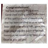 2007 Fleer Ultra Philip Rivers Game-Used Jersey Card