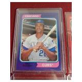 (4) Numbered Baseball Cards - All HOFers