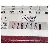 (4) Numbered Baseball Cards - All HOFers