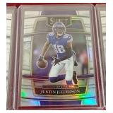 (8) 2021 Select ALL DIFFERENT Justin Jefferson Cards - (7) Prizms!