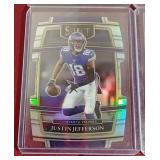 (8) 2021 Select ALL DIFFERENT Justin Jefferson Cards - (7) Prizms!