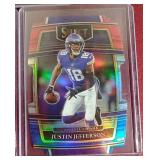 (8) 2021 Select ALL DIFFERENT Justin Jefferson Cards - (7) Prizms!