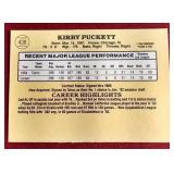 1985 Donruss Kirby Puckett Rookie Card