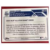 2023 Topps Chrome Shohei Ohtani Refractor Card