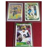 (3) 2024 Score JJ McCarthy Rookie Cards