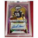 2020 Prizm Jack Ham Purple Power Autograph Card #d/15 - PSA10 WOW!