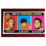 1970-71 Topps *Lew Alcindor* Leaders Card - Awesome Early Kareem!