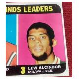 1970-71 Topps *Lew Alcindor* Leaders Card - Awesome Early Kareem!